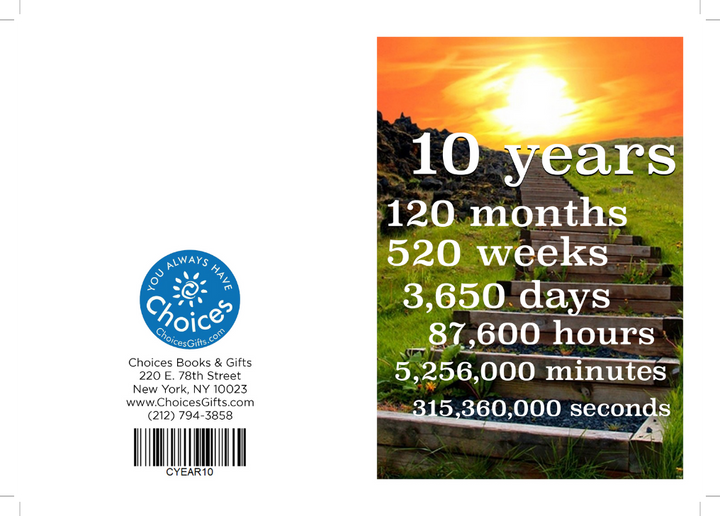 03. Sun Countdown Card (1-20 Years.) A03