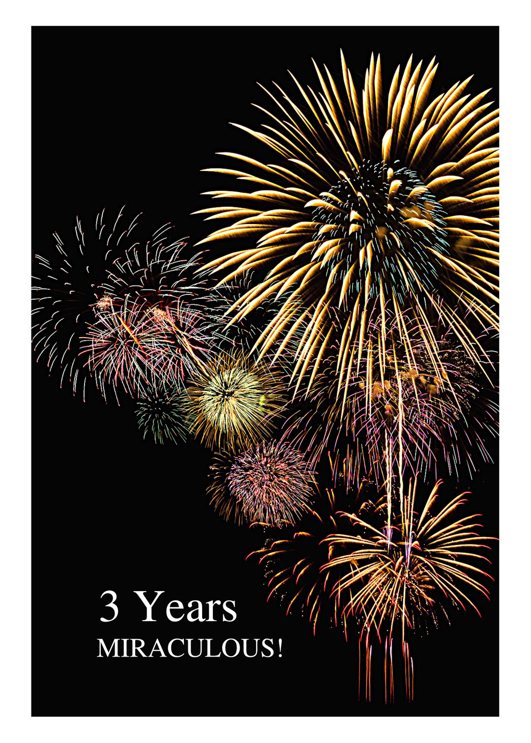 05. Fireworks Card (90 Days, 1-50 Years). A07