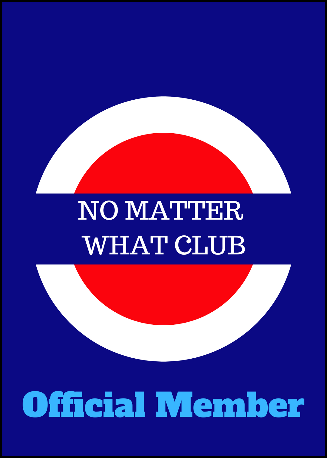 60. NA: No Matter What Club Card. B44