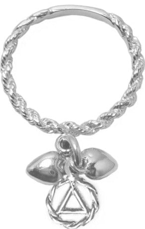 ASR15. AA Sterling Silver. - Premium Jewelry from 12 Step Gold by Jonathan Friedman - Just $25! Shop now at Choices Books & Gifts