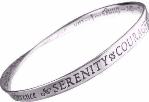 ASTB04. Serenity Prayer Bracelet, Sterling Silver. - Premium Jewelry from DVB New York - Just $125! Shop now at Choices Books & Gifts