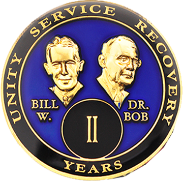 #B04. Bill & Bob Blue Medallion (1-55) - Premium Medallions from Choices - Just $13.95! Shop now at Choices Books & Gifts