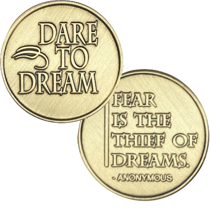 C20. Dare to Dream, Fear Thief Bronze Coin. BRM94