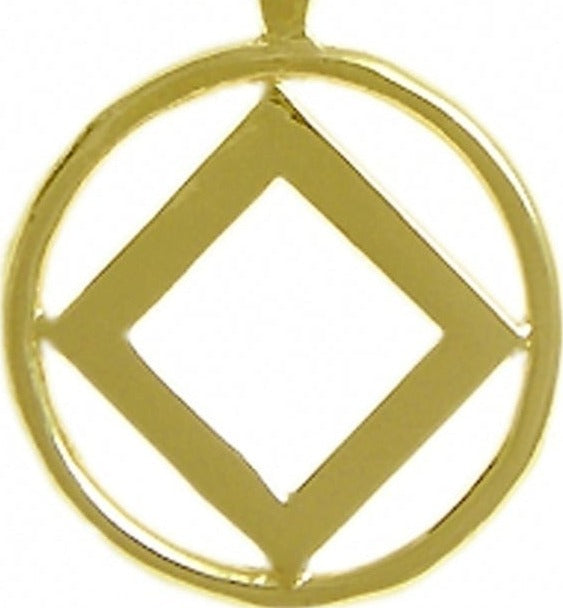 N24. NA Pendant 14KT Gold. - Premium Jewelry from 12 Step Gold by Jonathan Friedman - Just $170! Shop now at Choices Books & Gifts