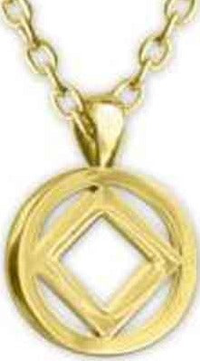 N37. NA Necklace.  Gold Plated. - Premium Jewelry from Recovery Accents - Just $12.95! Shop now at Choices Books & Gifts