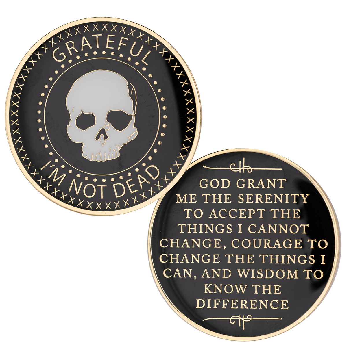 Z01. Grateful I'm Not Dead Coin, Gold or Silver.