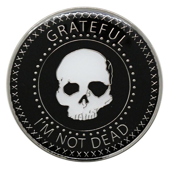 #Z05. Grateful I'm Not Dead Chip, Gold or Silver