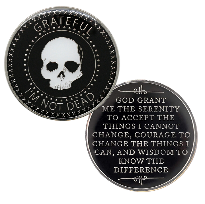 #Z05. Grateful I'm Not Dead Chip, Gold or Silver