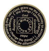 #Z53. NA Eternity Medallion Black - Premium Medallions from Choices - Just $13.95! Shop now at Choices Books & Gifts