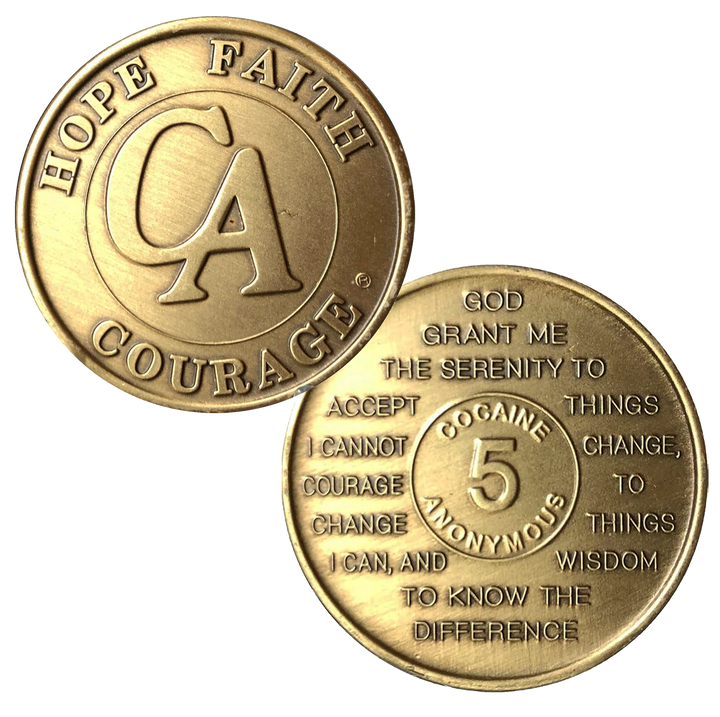 #Z60. Cocaine Anonymous Medallion (Years 1-50)