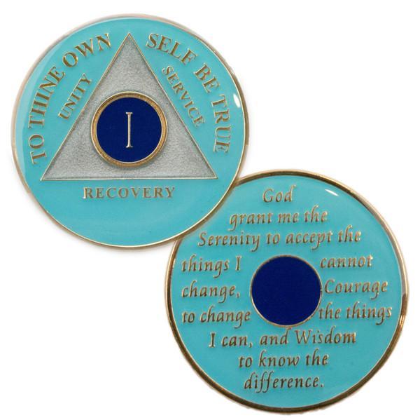 #a61. AA Medallion Turquoise (1-50) - Premium Medallions from Choices - Just $13.95! Shop now at Choices Books & Gifts