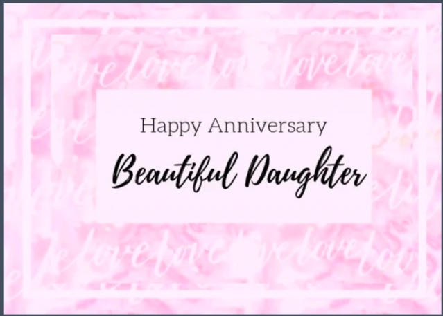 25. Daughter, Happy Anniversary Card. B14 - Premium Cards from Choices - Just $2.95! Shop now at Choices Books & Gifts