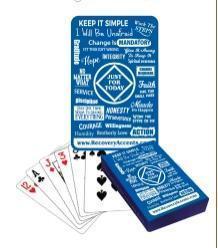 G092. Cards:  NA Playing Cards - Premium Gifts from Sober City USA - Just $10.95! Shop now at Choices Books & Gifts