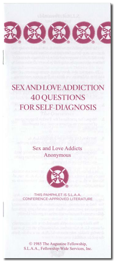 SLAA:  40 Questions for Self-Diagnosis - Premium Books from Zaibi - Just $2.50! Shop now at Choices Books & Gifts