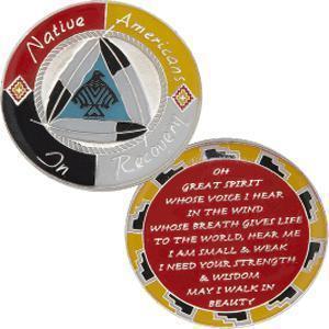#Z50. Native American Eagle Feathers - Premium Medallions from Recovery Accents - Just $17.95! Shop now at Choices Books & Gifts