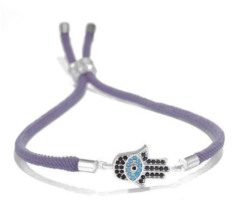 ZC19c. Hamsa Hand w Evil Eye Protection Bracelets MULTI COLORS - Premium Jewelry from DVB New York - Just $6.95! Shop now at Choices Books & Gifts