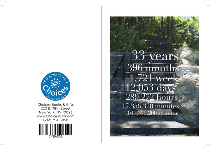 01. C-Year Countdown Card (1-65 Years)