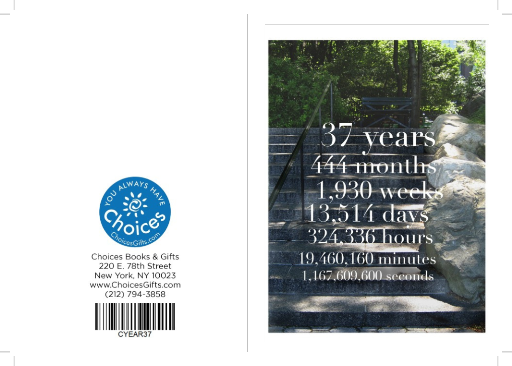 01. C-Year Countdown Card (1-65 Years)