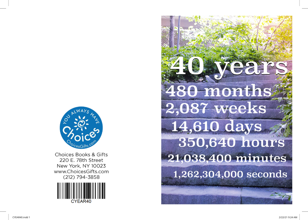 01. C-Year Countdown Card (1-65 Years)