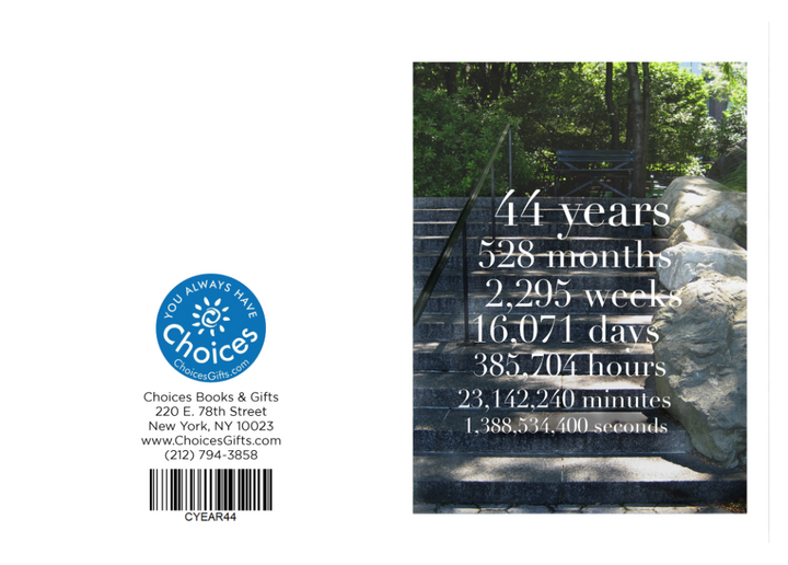 01. C-Year Countdown Card (1-65 Years)