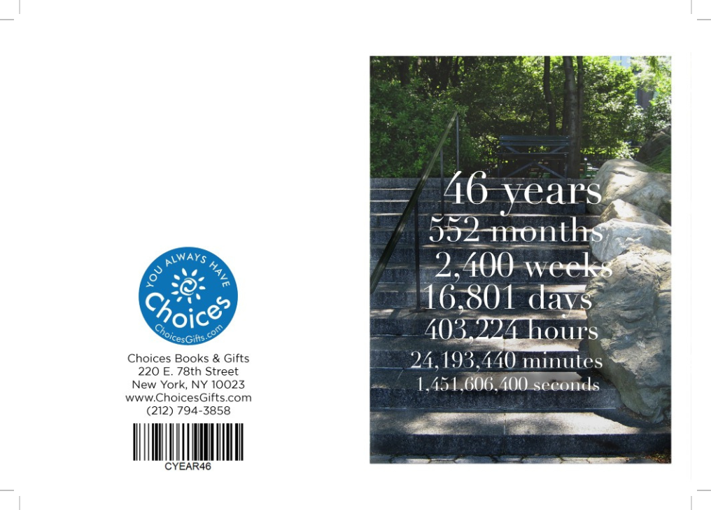 01. C-Year Countdown Card (1-65 Years)