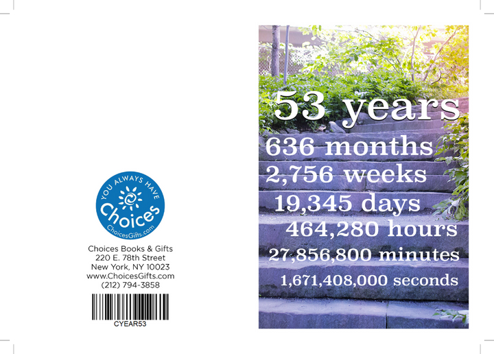 01. C-Year Countdown Card (1-65 Years)