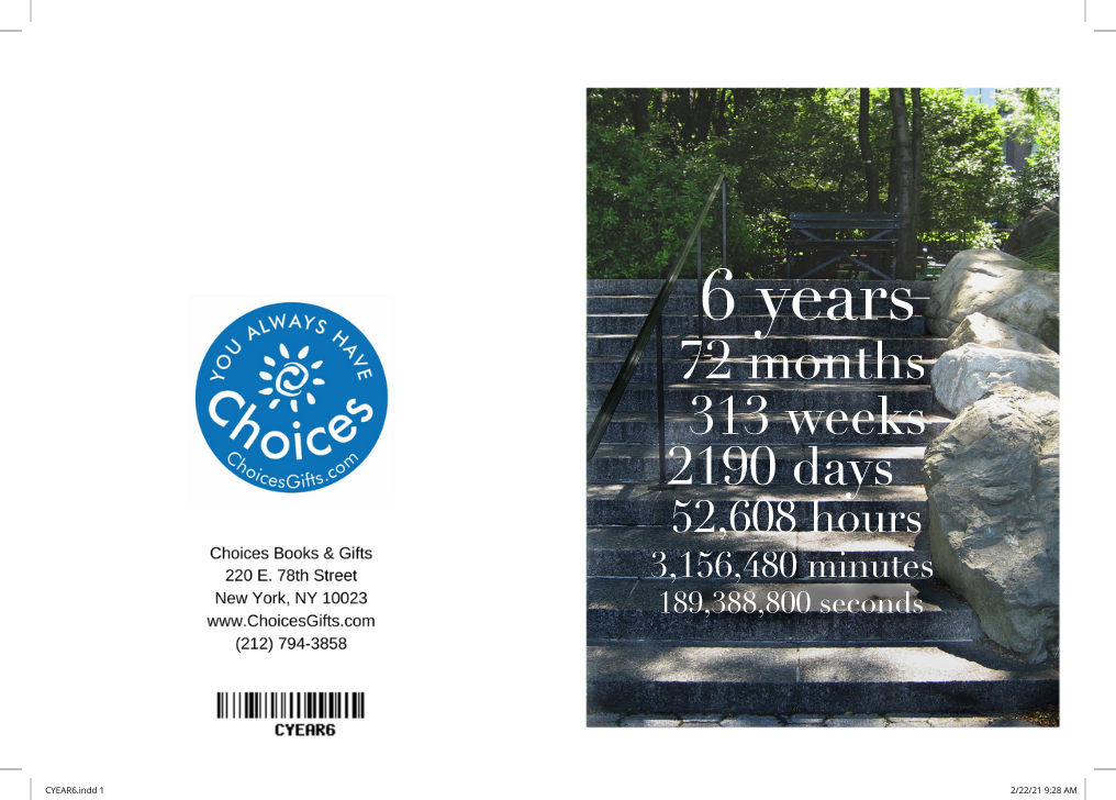 01. C-Year Countdown Card (1-65 Years)