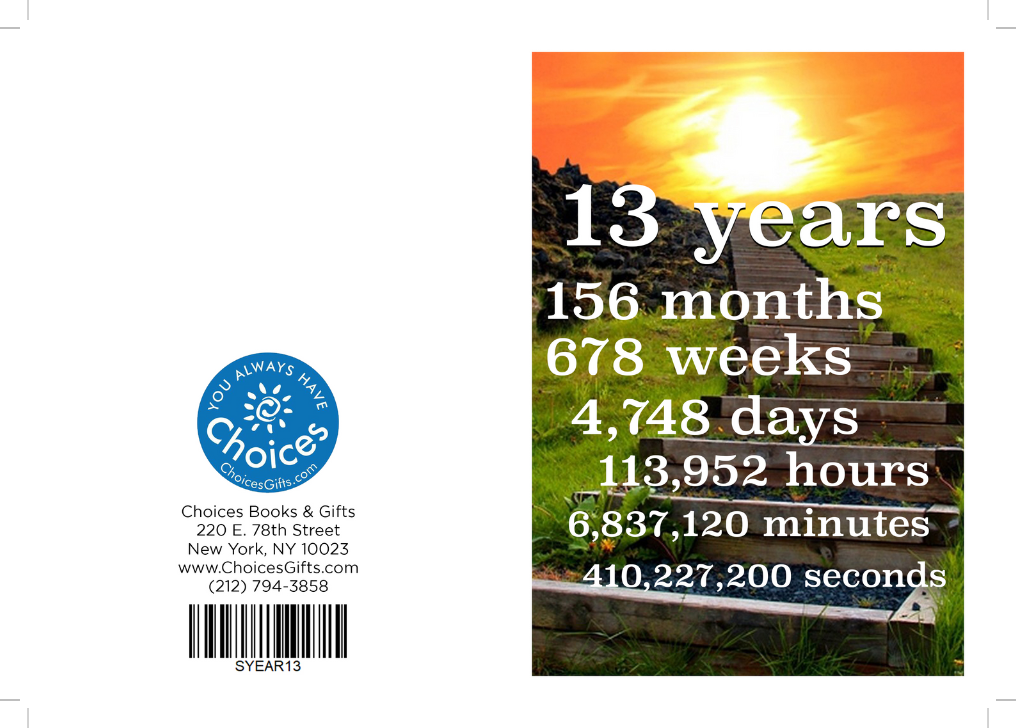 02. Sun Countdown Card (1-20 Years)