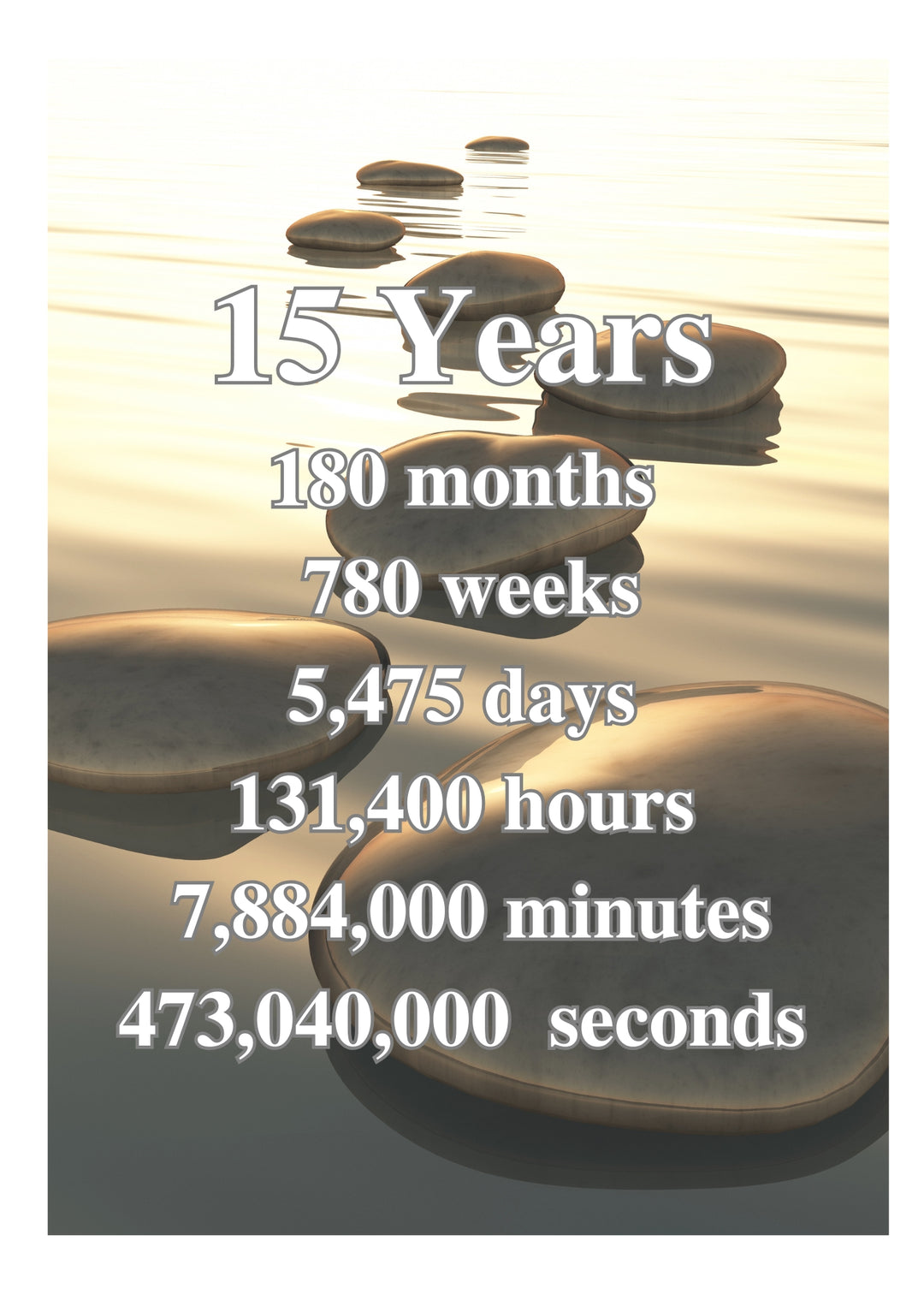 03. Rocks Yearly Cards (1 -30 Years)