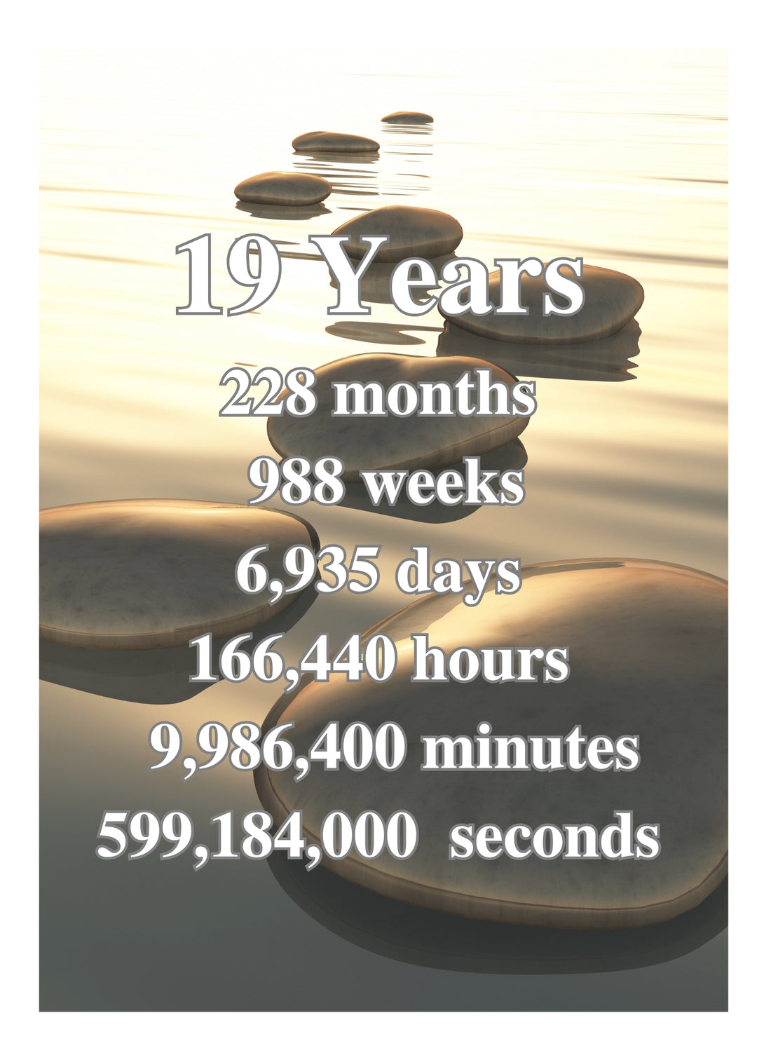 03. Rocks Yearly Cards (1 -30 Years)