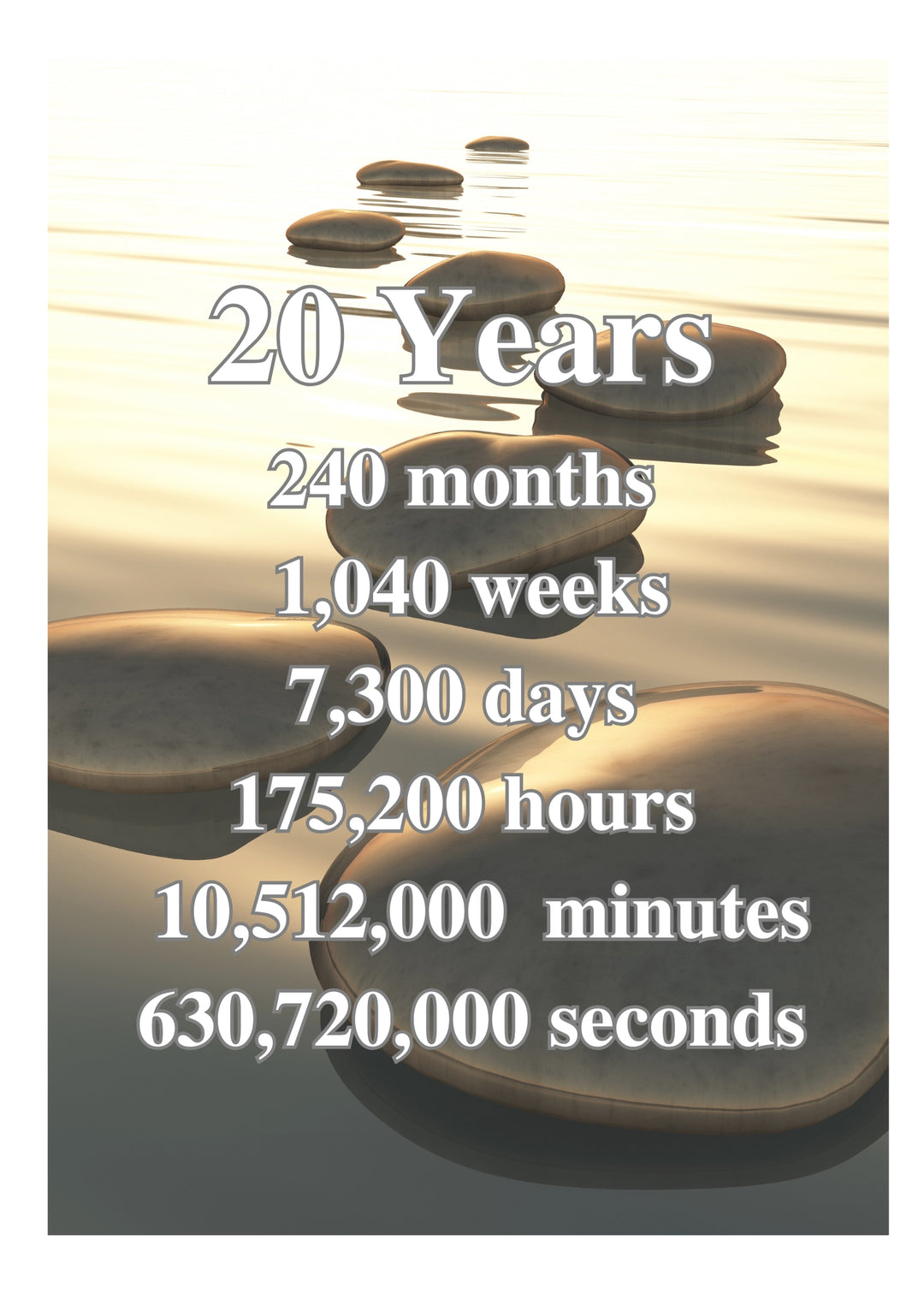 03. Rocks Yearly Cards (1 -30 Years)