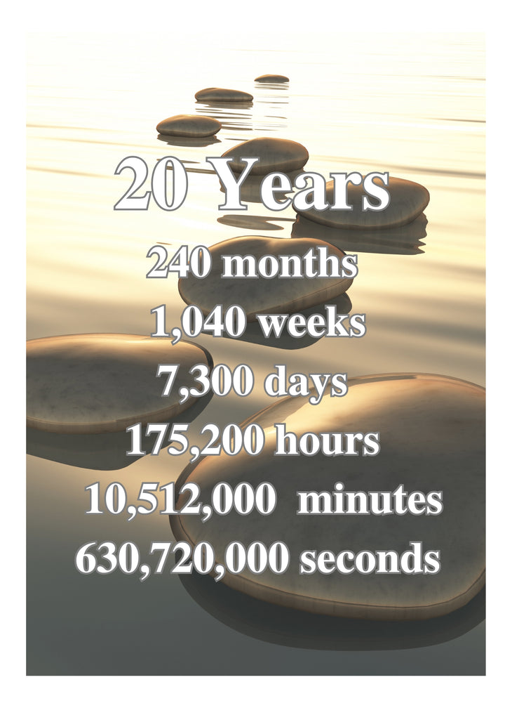03. Rocks Yearly Cards (1 -30 Years)