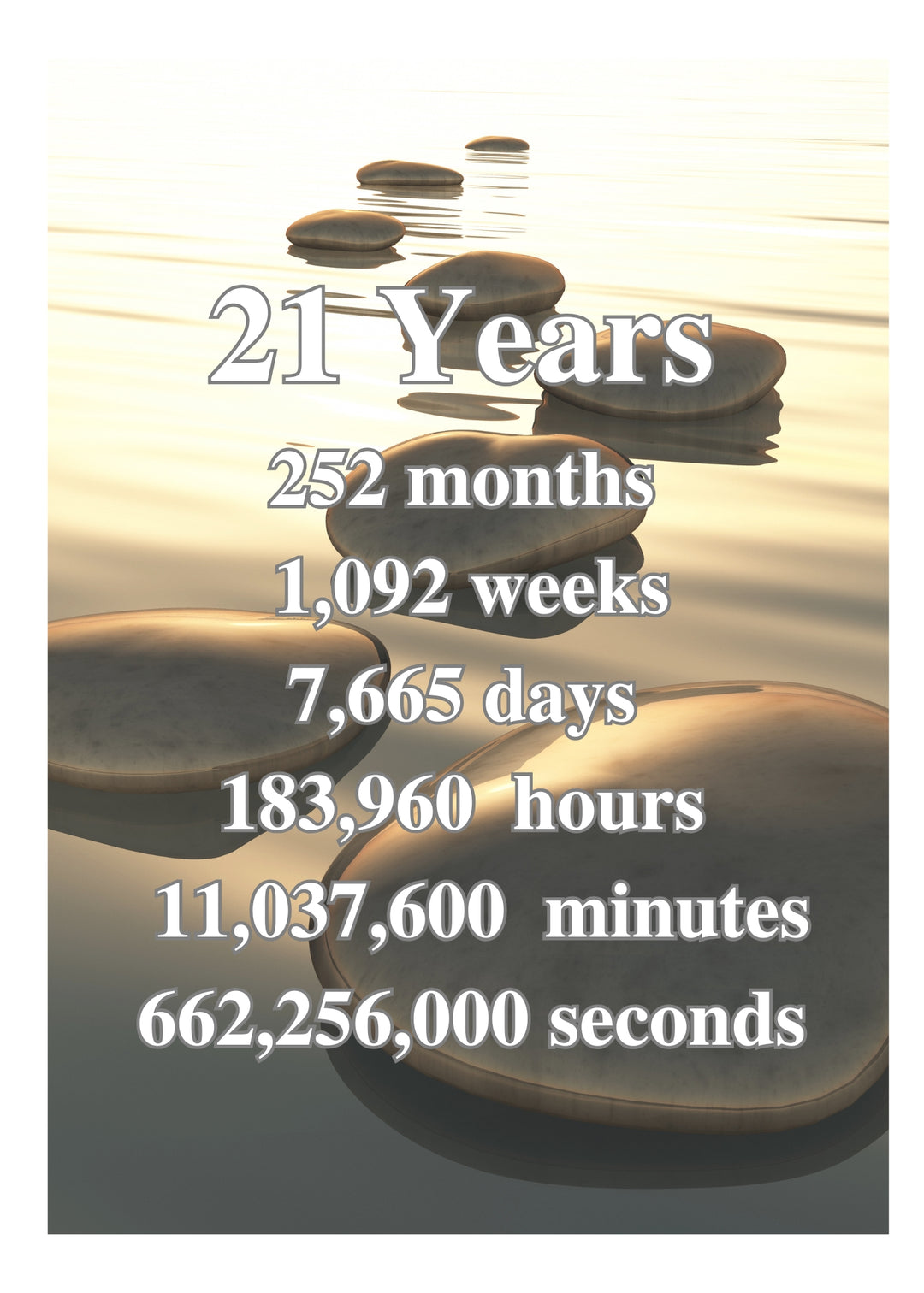 03. Rocks Yearly Cards (1 -30 Years)