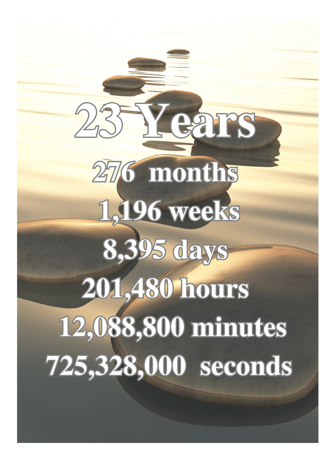 03. Rocks Yearly Cards (1 -30 Years)
