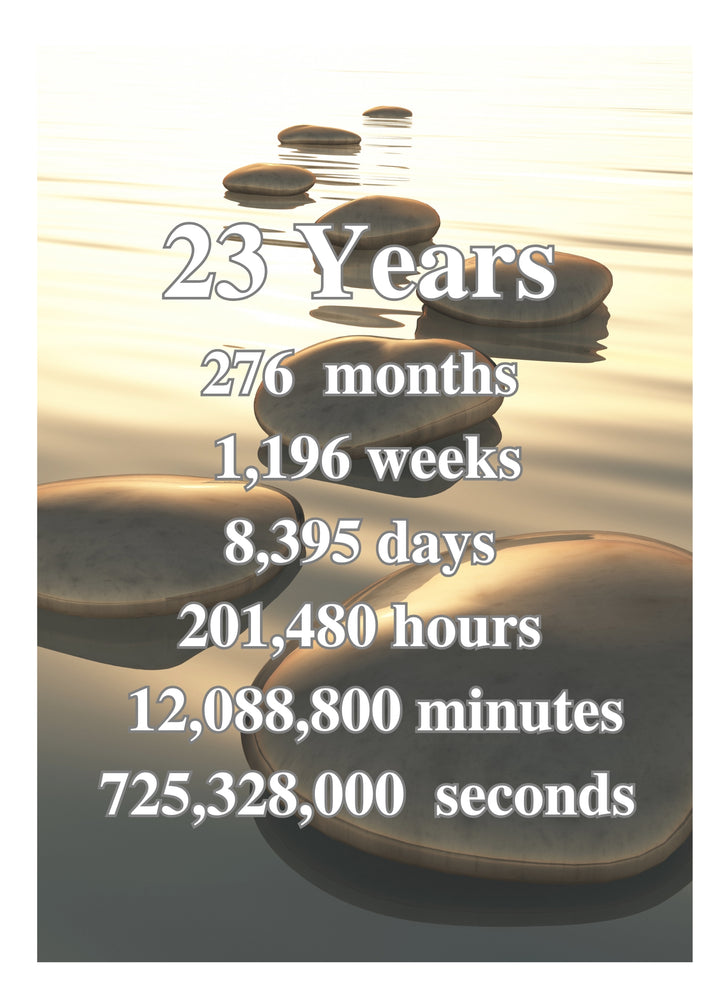 03. Rocks Yearly Cards (1 -30 Years)