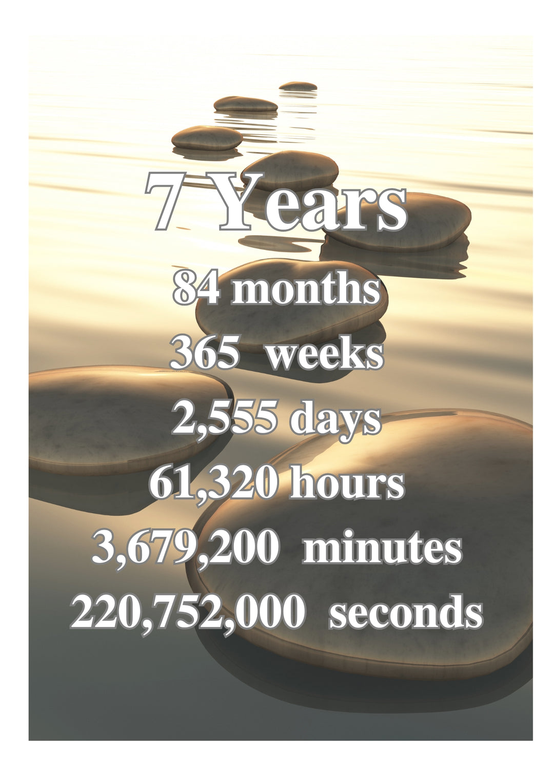 03. Rocks Yearly Cards (1 -30 Years)