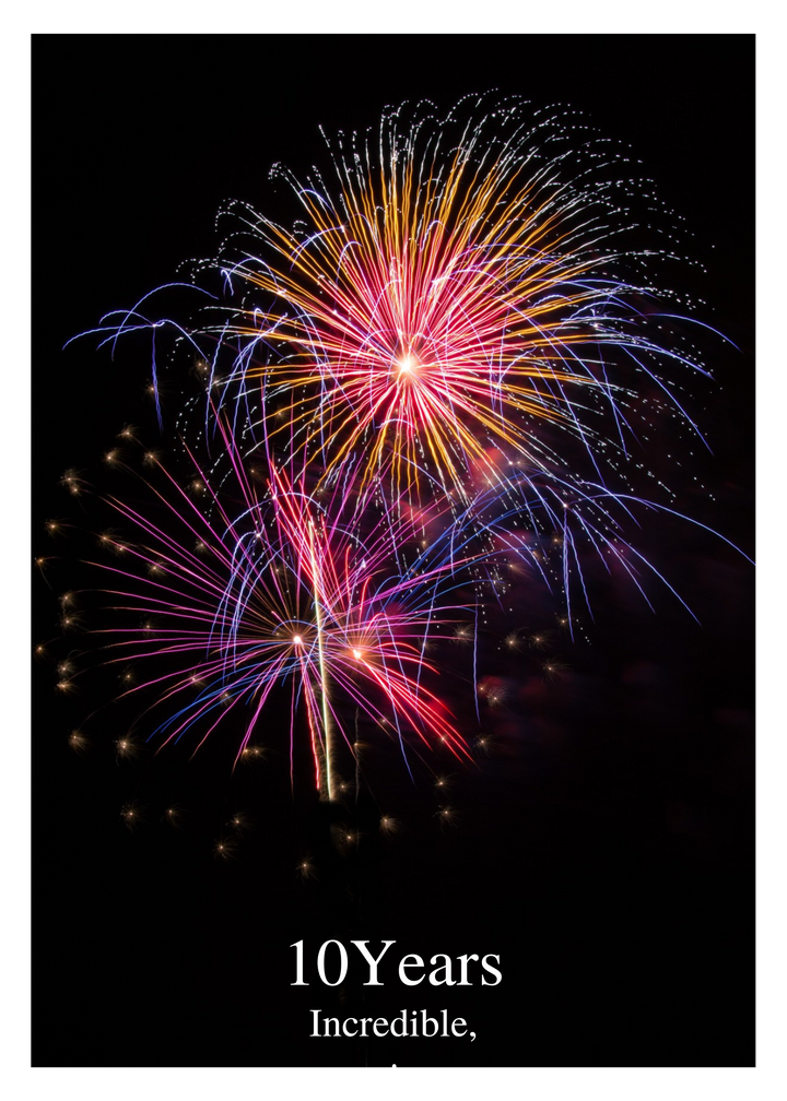 05. Fireworks Countdown Card (Days, 1-50 Years)