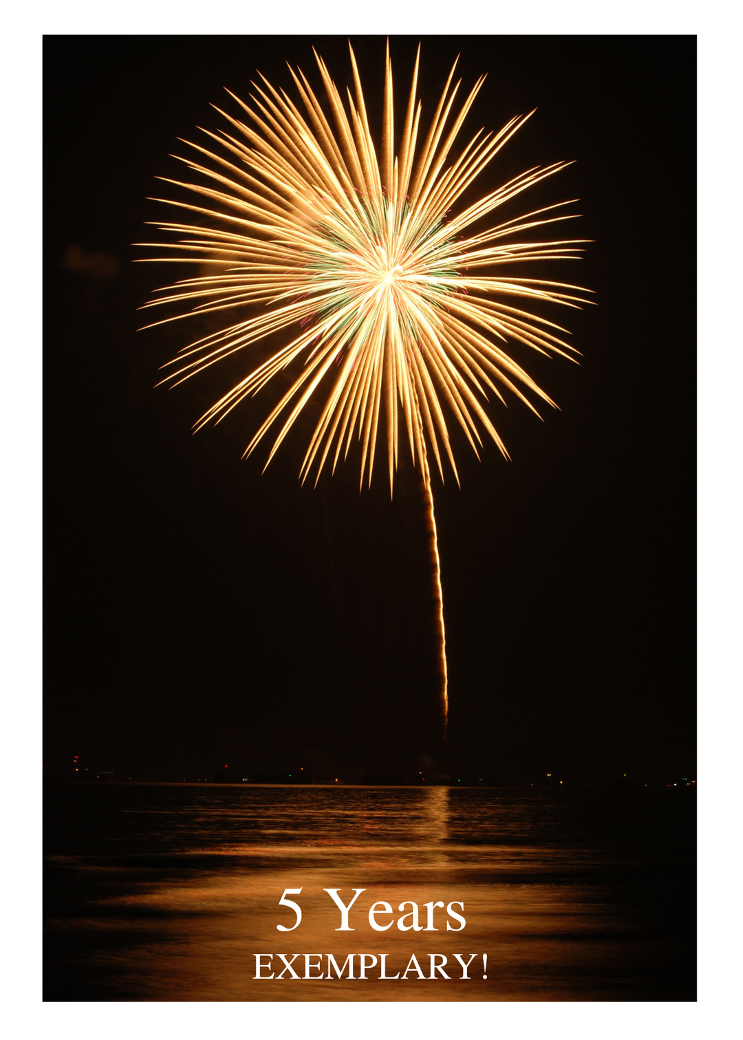 05. Fireworks Countdown Card (Days, 1-50 Years)