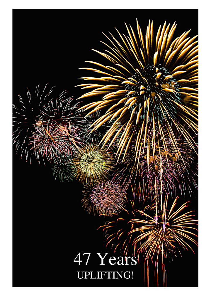 05. Fireworks Countdown Card (Days, 1-50 Years)