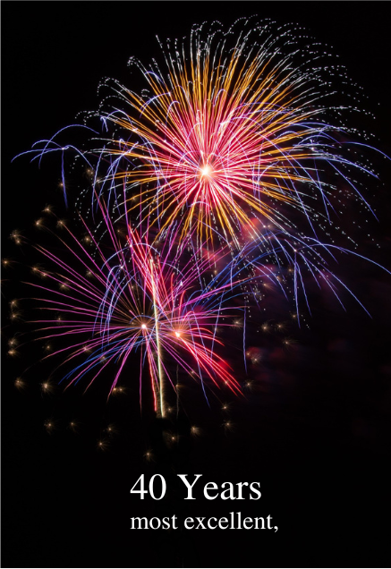 05. Fireworks Countdown Card (Days, 1-50 Years)
