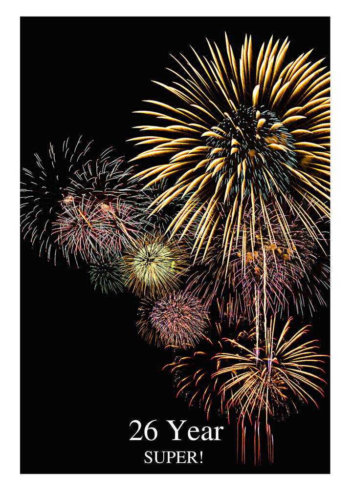 05. Fireworks Countdown Card (Days, 1-50 Years)