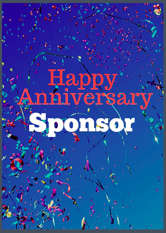 10. Sponsor, Happy Anniversary Card. B2 - Choices Books & Gifts