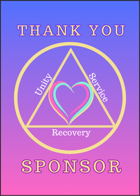 09. Thank you Sponsor New Purple Hearts Card B04.