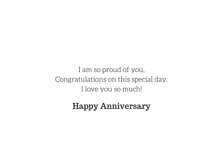 27. Wife, Happy Anniversary, Red. B16
