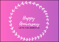 37. Happy Anniversary, Lets Celebrate. B25