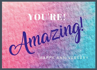43. You're Amazing, Happy Anniversary. B26 - Premium Cards from Choices - Just $2.95! Shop now at Choices Books & Gifts