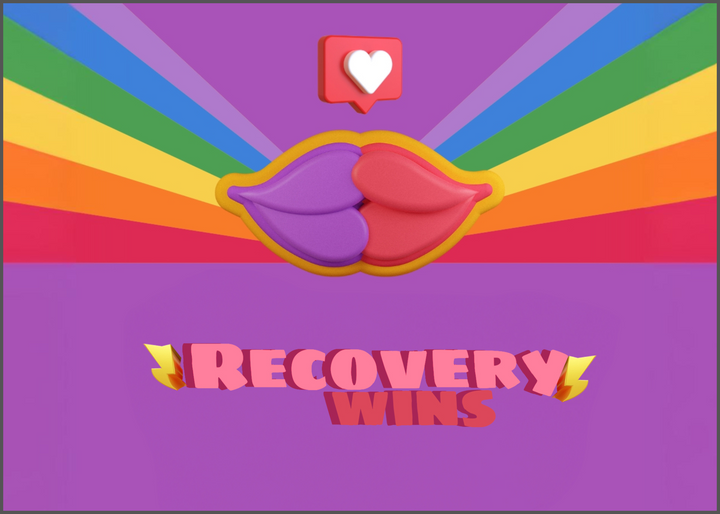 40. LGBTQ Recovery Wins Card. B30