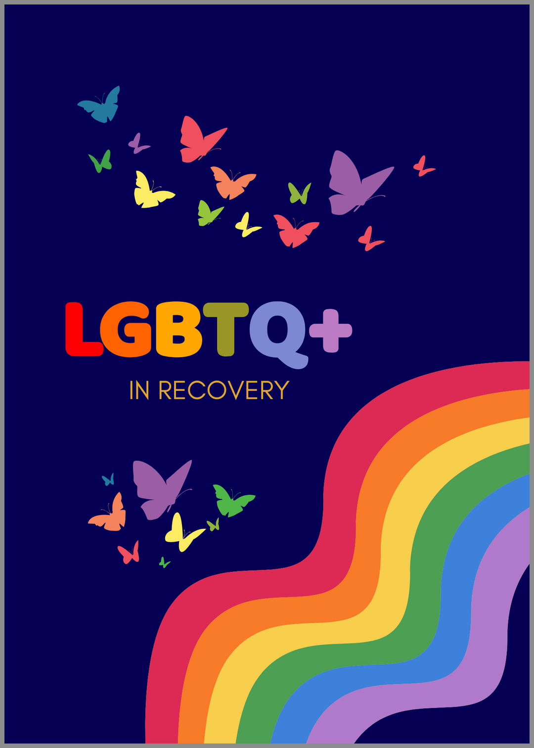 44. LGBTQ+ Rainbow Card, new. B30