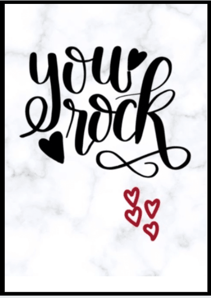 58. Happy Anniversary, You Rock Card. B31 - Choices Books & Gifts