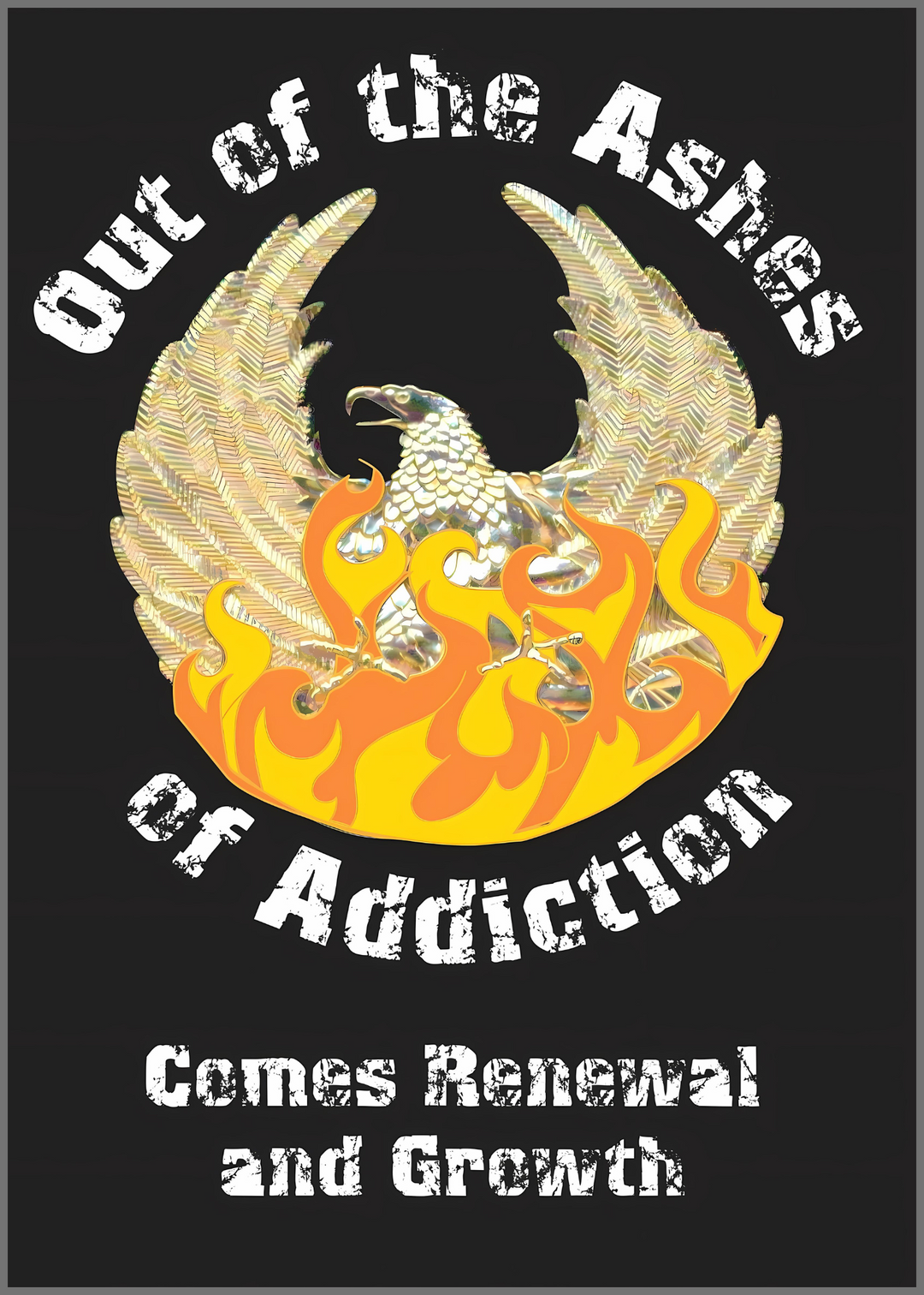 Out of the Ashes of Addiction Card. B42 - Choices Books & Gifts